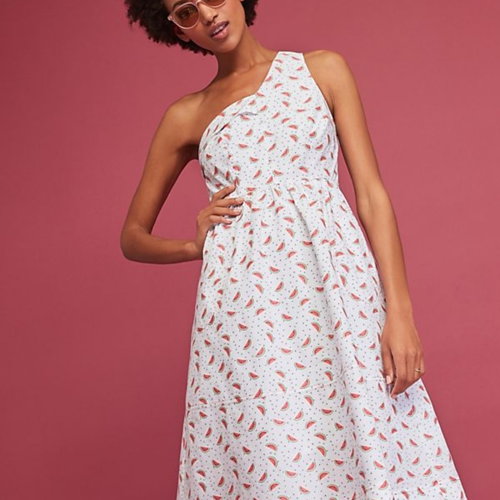 Anthropologie one-shoulder dress by HD in Paris